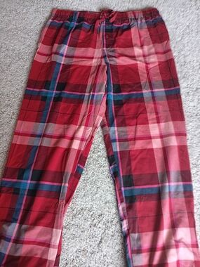 Mens PajamasSoma Red Plaid Men’s Lounge Sweatpants